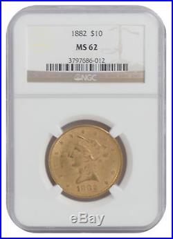 $10 Gold Liberty Head MS62 NGC (Random Date)