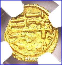 1105-1154 Italy Sicily Gold Tari Roger II Coin Certified NGC AU58 Rare