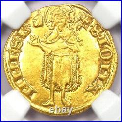 1335-93 France Gold Florin Orange Coin Certified NGC MS62 (BU UNC) Rare