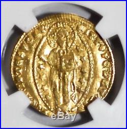 1343-1354 Italy Ducat Venice Gold Coin FR-1221 NGC/NCS VF Details