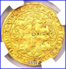 1367 Luxembourg Gold Ligny and Saint-Pol Franc a Pied Coin FR-135. NGC AU Detail