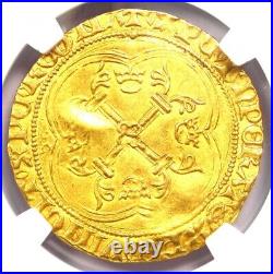 1422-61 France Gold Charles VII Ecu D'Or Gold Coin Certified NGC AU Details