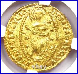 1462-1471 Italy Venice Gold Ducat Christ Coin FR-1234 Certified NGC AU55