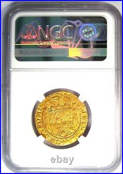 1474-1516 Spain Gold Ferdinand & Isabella 2 Excelentes Gold 2E Coin NGC XF45