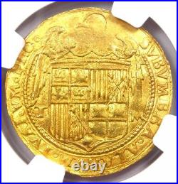 1476 Gold Spain Ferdinand and Isabella Gold 2 Excelentes Coin 2E NGC AU Detail