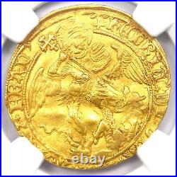 1499 England Britain Gold Henry VII Angel UK Coin Certified NGC AU Details