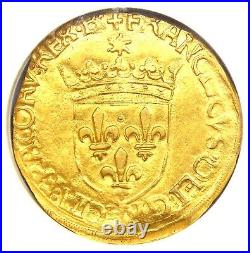 1515-47 France Gold Ecu D'Or Gold Coin FR-347 Certified NGC XF45 (EF)