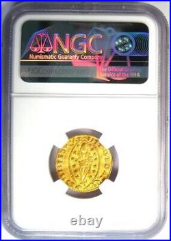 1545-53 Italy Dona Gold Zecchino Ducat Christ Coin Certified NGC XF Details