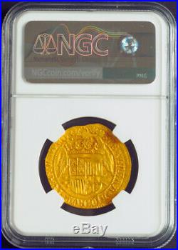 1593, Netherlands, Kampen, Catholic Monarchs. Rare Gold 2 Ducats Coin. NGC MS62
