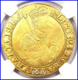 1612-1613 England Britain James I Gold Unite Coin NGC AU Details Rare Coin