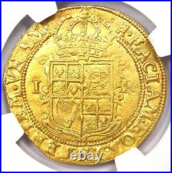 1612-1613 England Britain James I Gold Unite Coin NGC AU Details Rare Coin