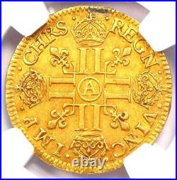 1642 France Louis XIII Gold Louis d'Or (1 L'OR Coin) Certified NGC AU Details