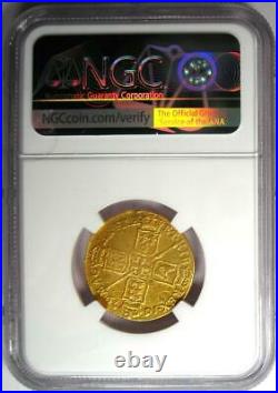 1679 Great Britain England Charles II Gold Guinea Coin NGC VF Details Rare