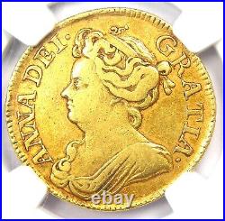 1713 Britain UK Anne Gold Guinea Coin 1G Certified NGC VF35 Rare Coin