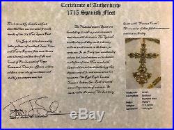 1715 Fleet Queens Jewels Gold Diamond Cross Pirate Gold Coins Shipwreck Treasure
