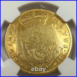 1734 M NGC VG Details GERMANY 9.5g Gold One 1 Carlin Coin FR 3589 #52801A