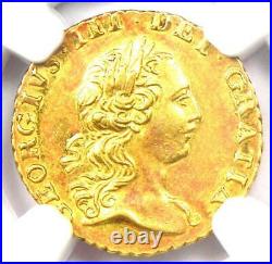 1762 Britain UK George III Gold 1/4 Guinea Coin 1/4G Certified MS62 (BU UNC)