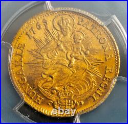 1765, Kingdom of Hungary, Maria Theresa. Gold Ducat Coin. Kremnitz! PCGS MS-61