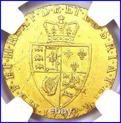 1792 Britain UK George III Gold Guinea Coin 1G Certified NGC AU Details