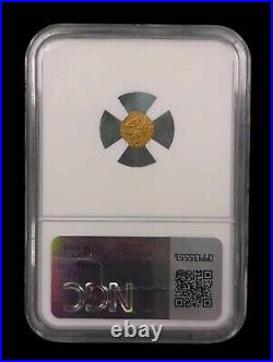 1800-50 Thailand Kupang Patano Gold NGC MS62 WG1