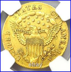 1804 Capped Bust Gold Quarter Eagle $2.50 Coin NGC AU Details Rare Date