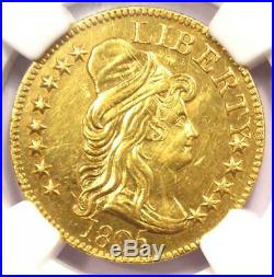 1805 Capped Bust Gold Half Eagle $5 Certified NGC AU Details Rare Gold Coin