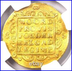 1806 Netherlands Utrecht Gold Ducat Coin (1D) Certified NGC AU Detail