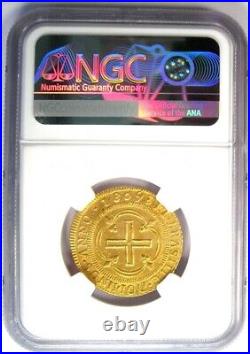 1809 Brazil Gold Joao 4000 Reis Coin 4000R NGC Uncirculated Details (UNC MS)