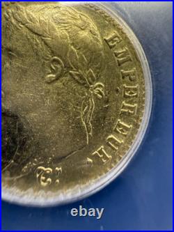 1813-A France 20 Francs Gold Coin Napoleon Bonaparte ICG XF EF 45.1867 AGW
