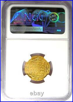 1814 Netherlands Utrecht Gold Ducat Coin (1D) Certified NGC AU Detail