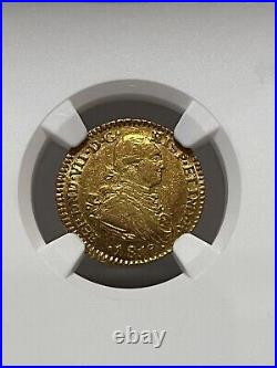 1819 NR JF Columbia escudo. Gold Coin