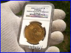 1828 Central American Republic 8 Escudos 8e Gold Coin