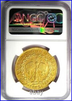 1832 Chile Gold Republic 8 Escudos 8E Coin Certified NGC AU Details