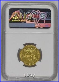 1834 $5 Classic Half Eagle NGC AU55 Plain 4 Variety Attractive Rare Coin