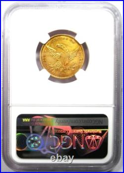 1834 Classic Gold Half Eagle $5 Coin. Certified NGC Uncirculated Detail (UNC MS)
