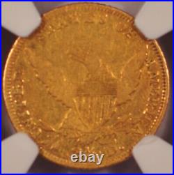 1839-C $2.50 Classic Head Gold Coin NGC VF30 Charlotte Mint Pre-1933