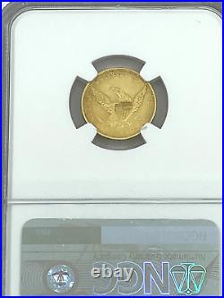 1839-O NGC AU 58 $2.5 Quarter Eagle Gold Coin