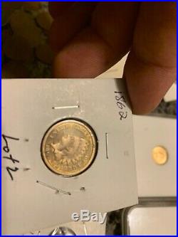 1851 & 1852 1$ one dollar gold coins NGC Ms64, Ms63. Selling entire collection