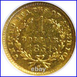 1851-C $1 One Dollar Gold Coin NGC XF-45