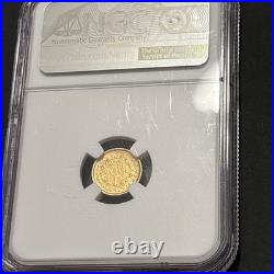 1852 NGC Gold Dollar $1 Liberty Princess Head Mount Remove AU/Detail US Coin