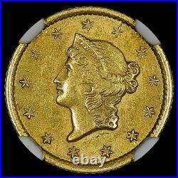1852-o $1 Gold Piece? Ngc Au-55? Coin G$1 New Orleans Almost Unc? Trusted