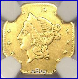 1853 Liberty California Gold Dollar G$1 Coin BG-530 Certified NGC VF Details