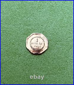 1854 25C GOLD Liberty Octagonal, BG-105, R. 4 XF/ AU CALIF. FRACTIONAL