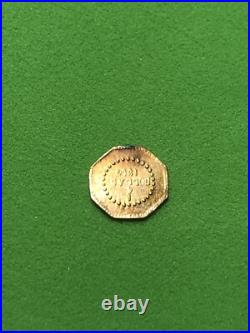 1854 25C GOLD Liberty Octagonal, BG-105, R. 4 XF/ AU CALIF. FRACTIONAL