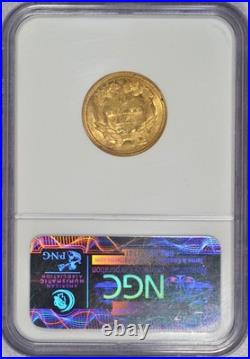 1854 $3 Three Dollar Gold Princess Ngc Xf45 Nice Coin