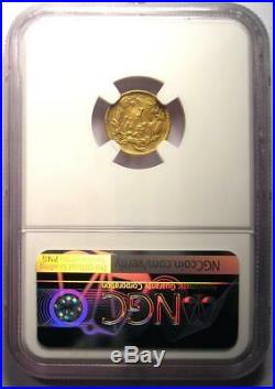 1854 Type 2 Indian Gold Dollar (G$1 Coin) Certified NGC VF Details Rare