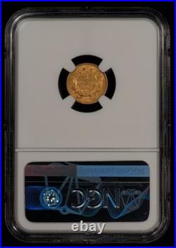1855 G$1 Indian Princess Gold Dollar Tough Variety Type 2 NGC AU 55 G5006