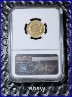 1859 $3 INDIAN PRINCESS Gold Coin, RARE DATE, NGC certified, FS