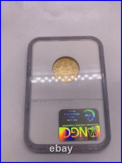1859 A 20 Francs Napoleon III Gold Coin Ngc Ms 62 Very Old Ngc Slab Looks Great