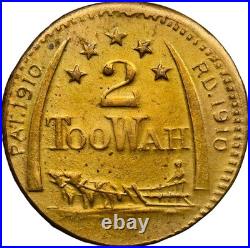 1862/1945 Alaska 2 Toowah / California Gold Type, NGC UNC